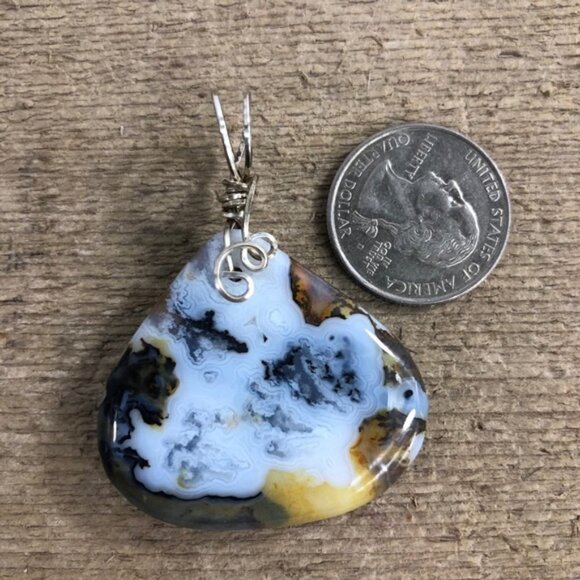 Rare Crazy Lace Multi-Colored Agate Pendant - Picture 2 of 5